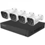 Foscam FNA108E-B4-2T Videoüberwachungssystem Weiß 4x 4K PoE Bullet-Kamera, 1x 8-Kanal NVR