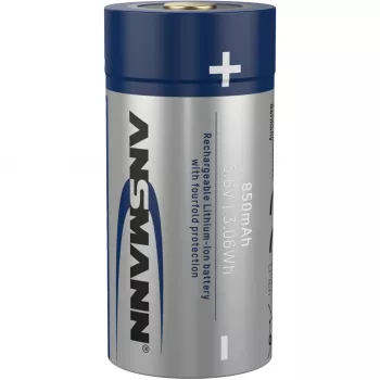 Ansmann 16340 Li-Ion Akku 850 mAh 3,6 V Micro-USB-Eingang 1300-0015