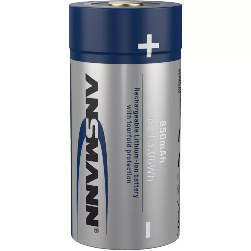 Ansmann 16340 Li-Ion Akku 850 mAh 3,6 V Micro-USB-Eingang 1300-0015