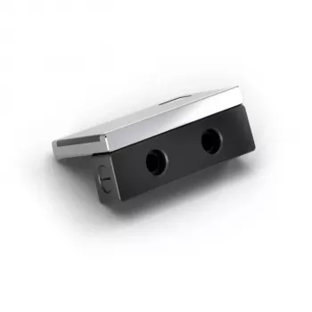 Wasserkühlungsanschluss Alphacool Eisblock Aurora 180° (Modell 13763) — RGB-kompatibel, 180° abgewinkelter Anschluss