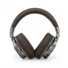 Muse M-278 BT Headset Kabelloser Kopfhörer Bügel Mikro-USB Bluetooth Braun, Silber
