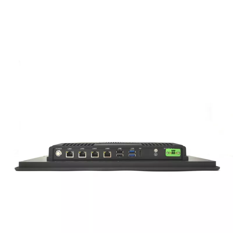 ALLNET AIO IPC Industrielles Windows/Linux 15,6 Zoll Touchscreen Intel i5-1135G7 16GB/512GB 4xLan RJ45 USB Wandmontage Halterung