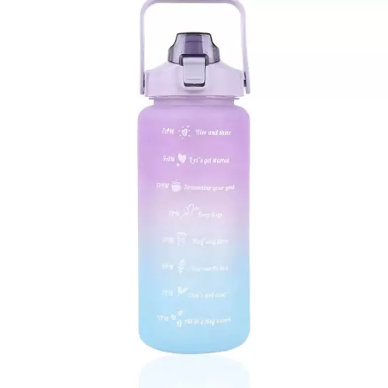 Extralink Motivational Bottle, Wasserflasche, 2000 ml, Lila-Blau, BUT-992