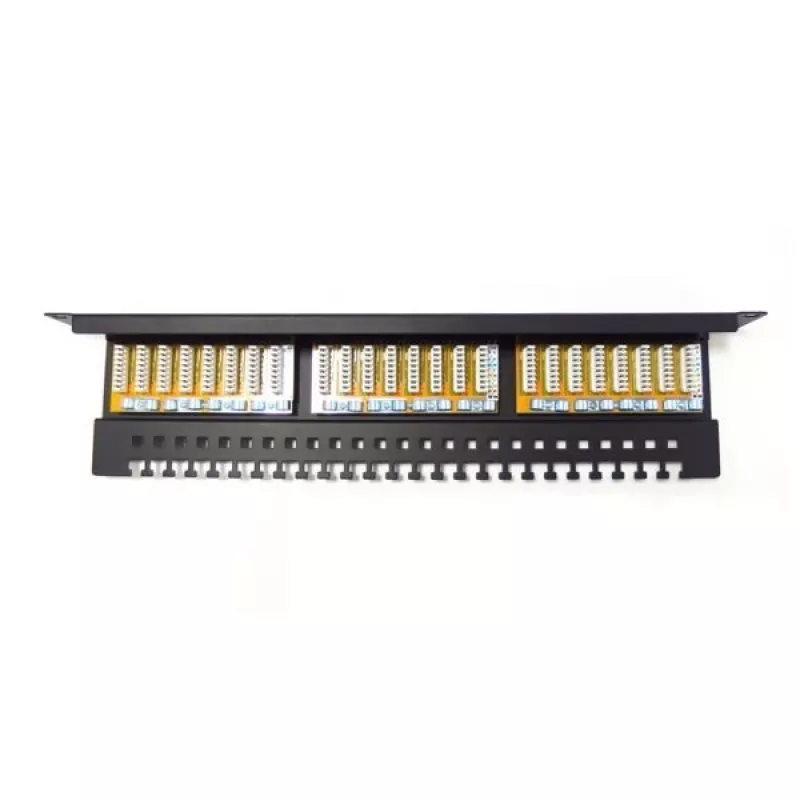DIGITUS Professional DN-91624U - Patch Panel - RJ-45 X 24 - Schwarz, RAL 9005 - 1U (19 inch)