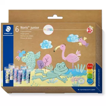 Pastell-Farbset Staedtler 8816P C6 — 6‑teilige Pastellfarben in Blau, Mint, Orange, Pink, Lila, Gelb