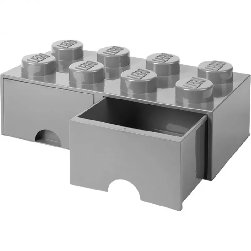 Room Copenhagen - LEGO Brick Drawers 8 - Grau (40061740) (40061740)