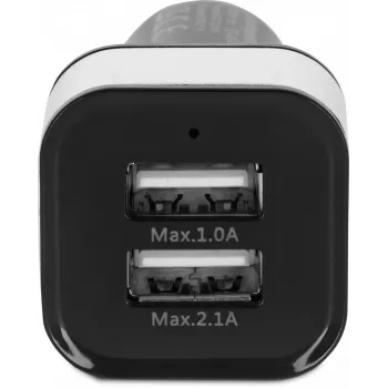 Auto-Ladegerät TECHNISAT CARCHARGER DUAL USB CE – duale USB-Anschlüsse für die Fahrzeugstromversorgung