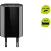 USB-Netzteil GOOBAY 5 W, 1x USB 2.0, Eingang 100–240 V, Schwarz
