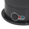 Elektrischer Wasserkocher Adler AD 1377G, 0,6 L Fassungsvermögen, 600 W, grau, Kunststoff/Silikon/Edelstahl