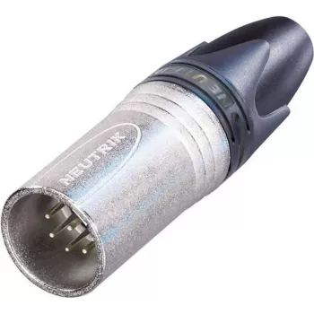 Neutrik XLR-Stecker, gerade Polzahl: 7 Silber NC7MXX 1 Stück (NC7MXX)