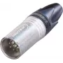 Neutrik XLR-Stecker, gerade Polzahl: 7 Silber NC7MXX 1 Stück (NC7MXX)
