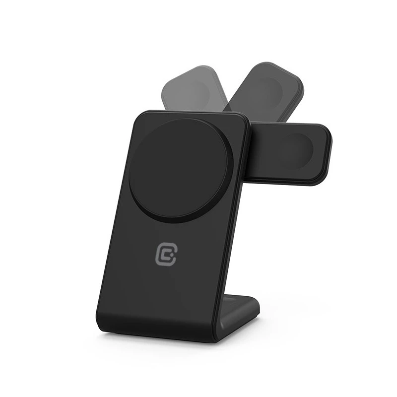 Indoor-Ladegerät Crong CRG-MSPS-BLK Smartwatch Schwarz Lightning USB Kabellos