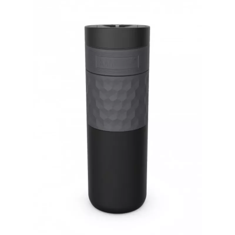 Thermobecher Kambukka Etna 0,5 l Schwarz – Edelstahl Vakuum, 3-Positionen SnapClean-Deckel