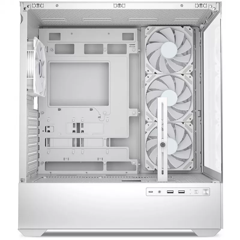 PC-Gehäuse Sharkoon AK6 RGB, ATX, Weiß