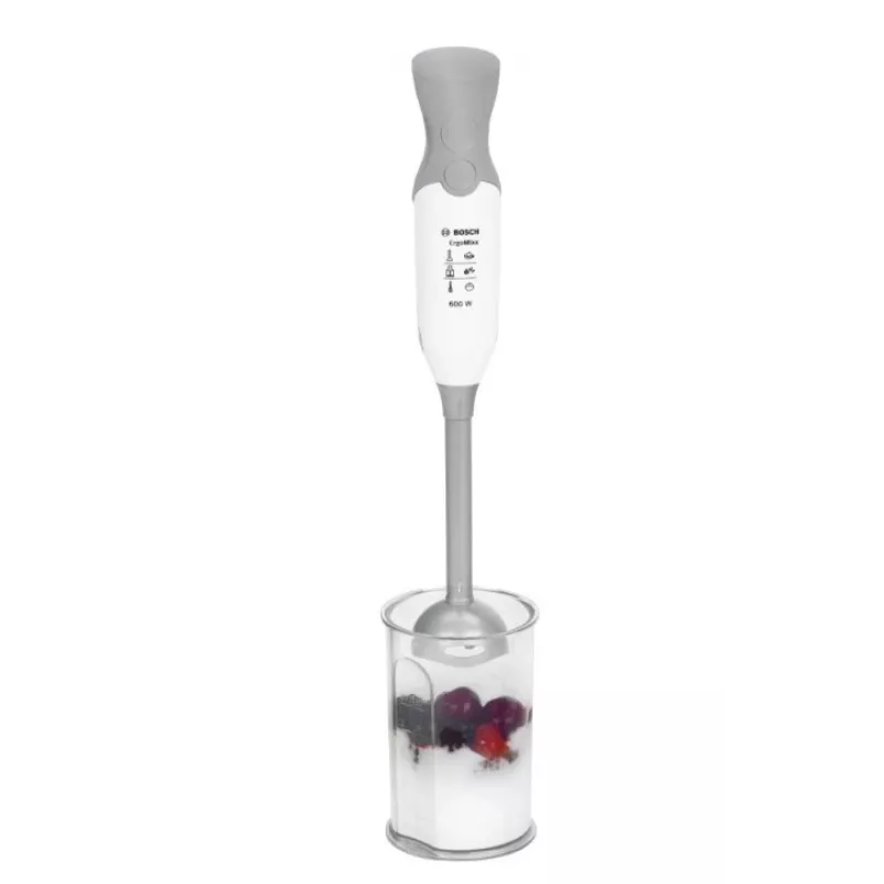Mixer Bosch mit silbernem Behälter