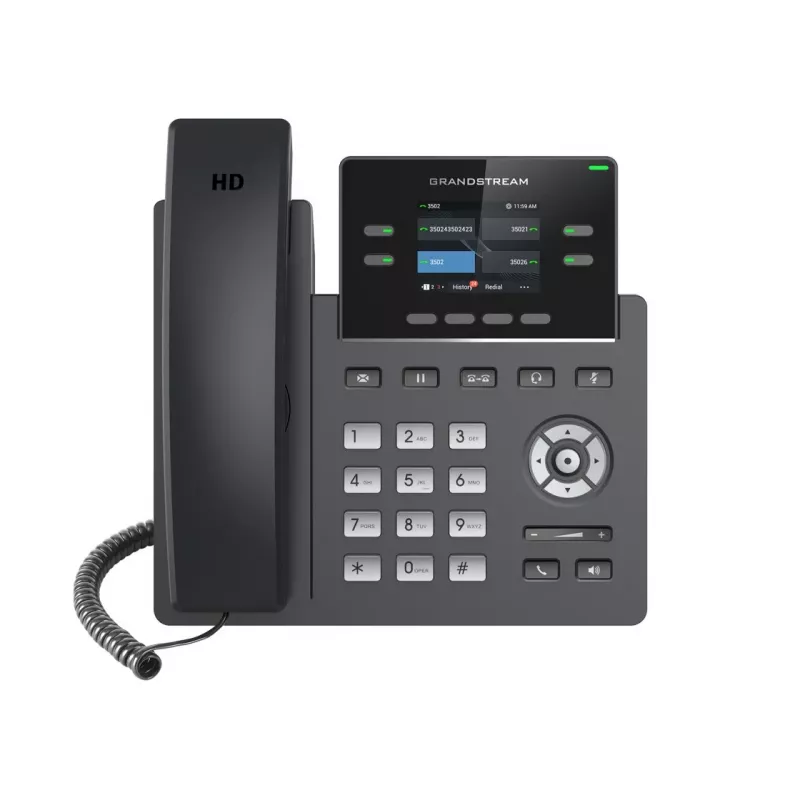 Grandstream Networks GRP2612 IP-Telefon Schwarz 2 Leitungen