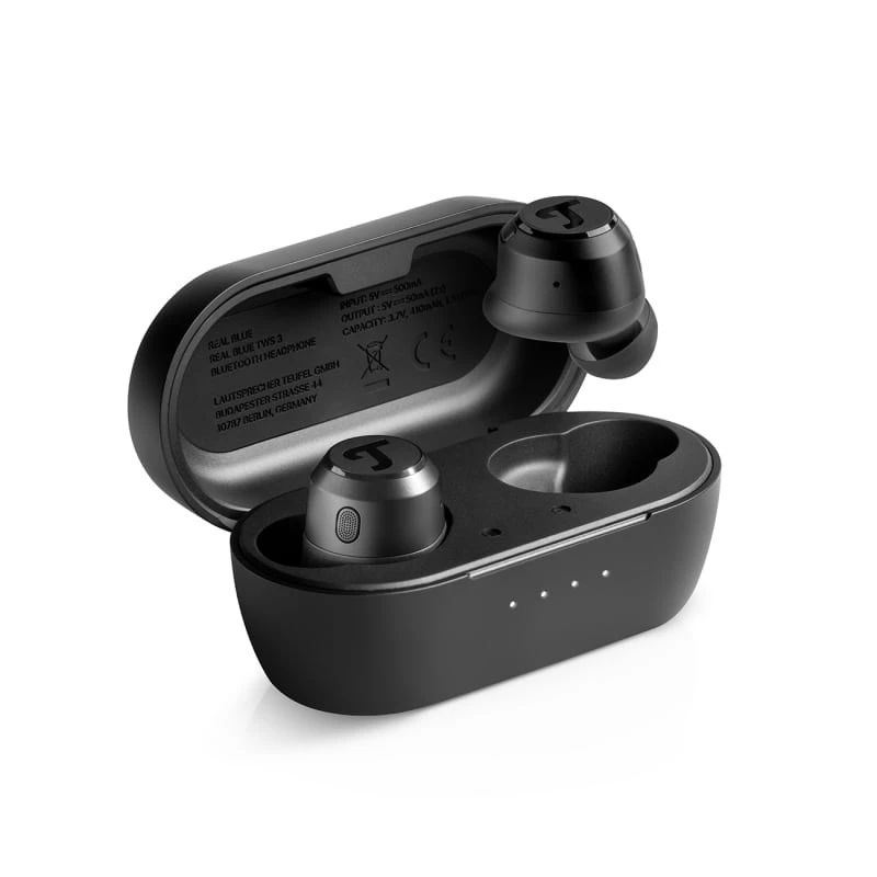 Teufel REAL Blau TWS 3 Headset Kabellos In-Ear Anrufe/Musik Bluetooth Schwarz