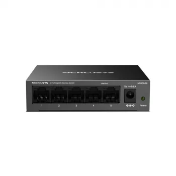 Mercusys MS105GS - Desktop-Switch, 5 Gigabit-Ports, schwarz