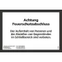 Brandschutz-Rauchschutztürschild Hekatron 3710691 für Rauch- und Feuerschutztüren