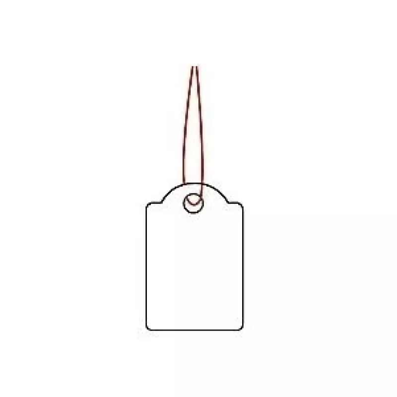 Banderolen-Etiketten HERMA 6902 15x24 mm mit roter Schnur