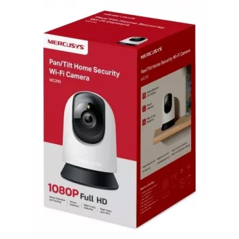 Innenraum-Überwachungskamera MERCUSYS MC200 Full HD 1080p, 87° Sichtfeld, 30 fps, Nachtsicht 12 m, MicroSD bis zu 512 GB