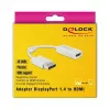 Videokabel-Adapter DeLOCK 63936 DisplayPort auf HDMI 0,1m Weiß