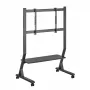 Mobiler TV-Ständer ART STO SD-22 für 45–90 Zoll Bildschirme, VESA 100×100–800×400, Traglast 60 kg, Stahl, Rollen