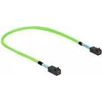 SAS-Kabel DeLOCK 86624 0,5 m 64 Gbit/s Grün