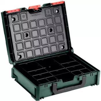 Werkzeug-Organizer Metabo metaBOX 100S Organizer – modulare Aufbewahrungsbox für Kleinteile und Zubehör