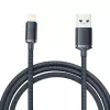 Baseus Crystal Shine Kabel USB auf Lightning, 2,4A, 2m (schwarz)