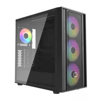 PC-Gehäuse Cooler Master MasterBox 600 Desktop Schwarz