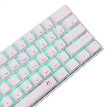 Kabelgebundene mechanische Tastatur White Shark Shinobi-2 (GK-004211) — US-Layout, Red-Schalter, weiß