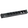Bachmann Universal Stromverteiler 3 m 5 Schutzkontakt-Steckdosen Innenbereich Schwarz Silber