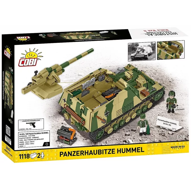 Konstruktionsset Cobi Panzerhaubitze Hummel 1118 Teile Modellbausatz
