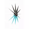 NeXtime Uhr 3051bl Nova, Ø50 cm, Wand, Schwarz/Blau