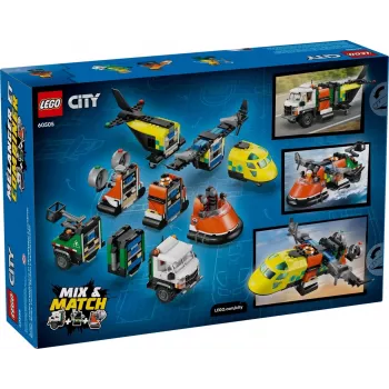 LEGO CITY 60505 Flugzeug, Service-LKW und Hovercraft