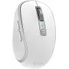 DUAL WiFi+Bluetooth kabellose Maus, wiederaufladbare Batterie, 5 Tasten