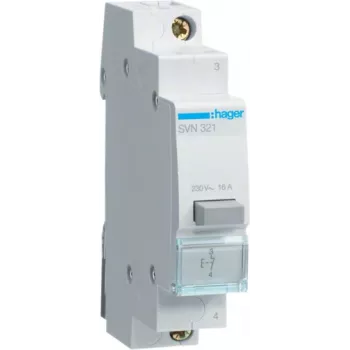 Hager SVN321. Breite: 17,5 mm, Höhe: 83 mm (SVN321)