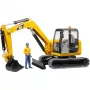 Brudder CAT Mini-Bagger mit Arbeiter