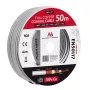 Koaxialkabel Maclean MCTV-471 RG-6/U 50 m Weiß