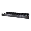 APC NetShelter Kabelmanagement, Horizontaler Kabelmanager, 1U, einseitig mit Abdeckung, Schwarz, 482,6 x 44,45 x 165,1 mm