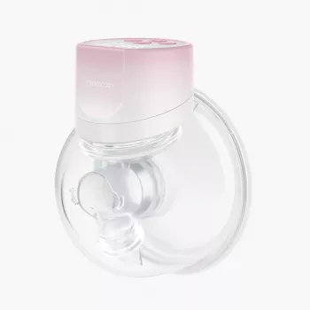 Momcozy S12 Pro Doppelte elektrische Milchpumpe Pink, 180 ml