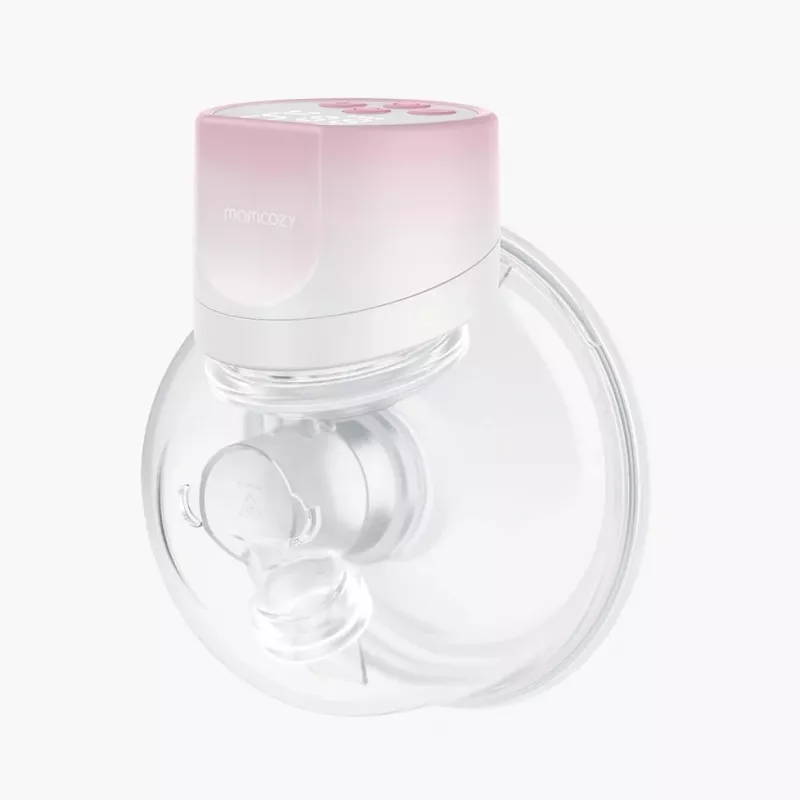 Momcozy S12 Pro Doppelte elektrische Milchpumpe Pink, 180 ml