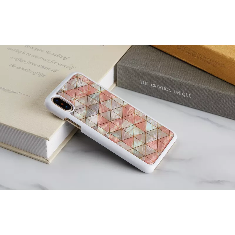 Smartphone-Hülle iKins für iPhone XS / XS Max diamantweiß Schutzhülle