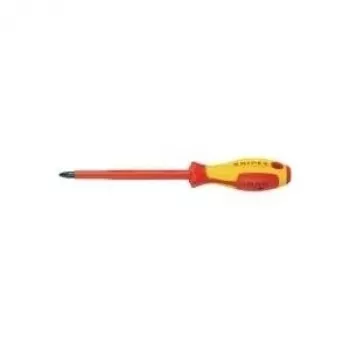 Knipex VDE Phillips-Schraubendreher PZ 0 Klingenlänge: 60 mm DIN EN 60900 (98 25 00)