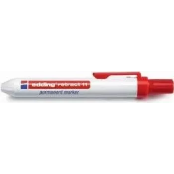 Permanentmarker Edding Retract 11 Rundspitze Rot