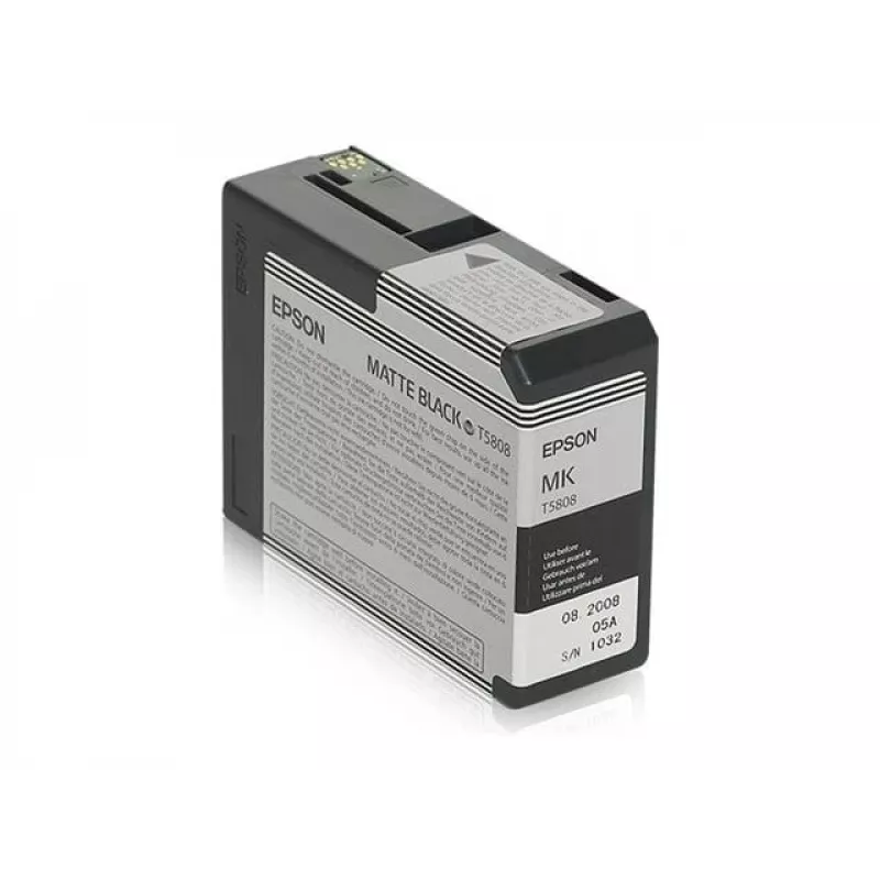 Tintenpatrone Epson C13T5808 Mattschwarz — Original Epson Patrone, mattschwarz