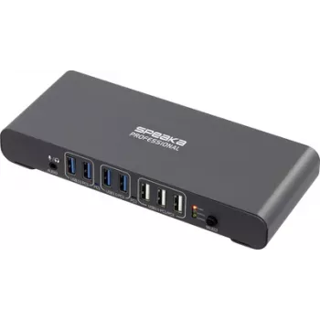 SpeaKa Professional SP-KVM-2P4K KVM-Switch grau (matt) (SP-13773904)