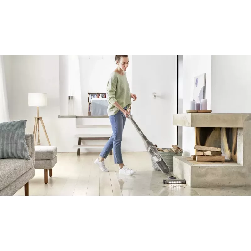 Bosch BBH3ALL23 Stabstaubsauger/Handstaubsauger 2-in-1 Stabstaubsauger Batterie Trocken Beutellos 0,4 l Champagner, Metallic
