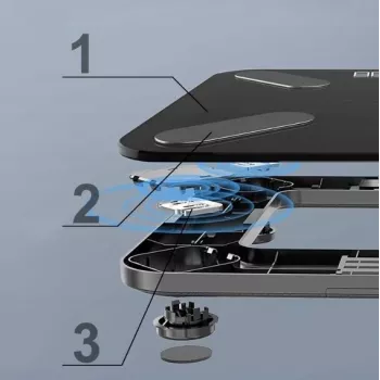 Intelligente Personenwaage Extralink Home, Bluetooth